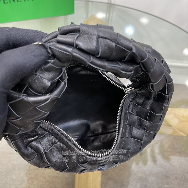 Bottega veneta高端女包 98080小號 寶緹嘉最新編織打結圓形hobo包 BVjodie新版本2代羊皮手工編織手腕包  gxz1373
